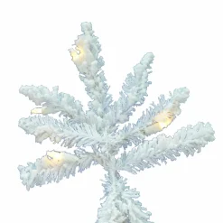 Hot The Holiday Aisle Flocked White Spruce Artificial Christmas Tree