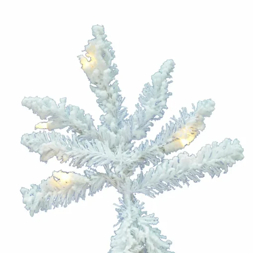 Hot The Holiday Aisle Flocked White Spruce Artificial Christmas Tree