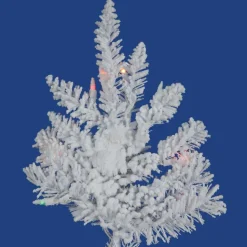 Hot The Holiday Aisle Flocked White Spruce Artificial Christmas Tree