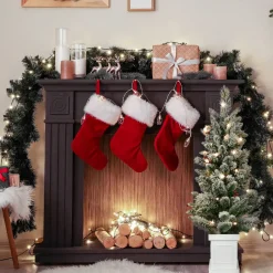 Cheap The Holiday Aisle 4-Foot Pre-Lit And Flocked Artificial Christmas Tree With Decorative Berries And 50 Lights
