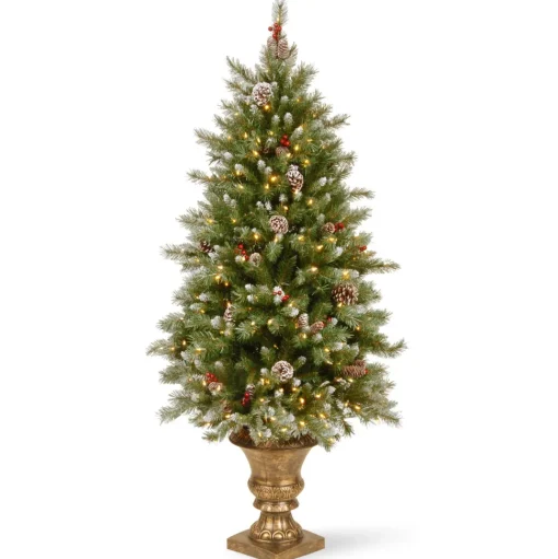 Outlet Andover Mills Frosted Berry Christmas Tree, Wreath And Garland Set