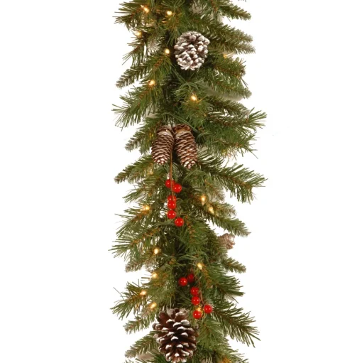 Outlet Andover Mills Frosted Berry Christmas Tree, Wreath And Garland Set