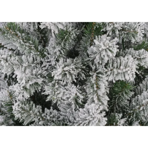 Store The Holiday Aisle 7Ft Prelit Flocked Tree With Dual Lights