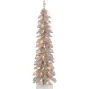 Best Sale The Holiday Aisle Giany 4' H Slender Gold Pine Christmas Tree With 50 Lights