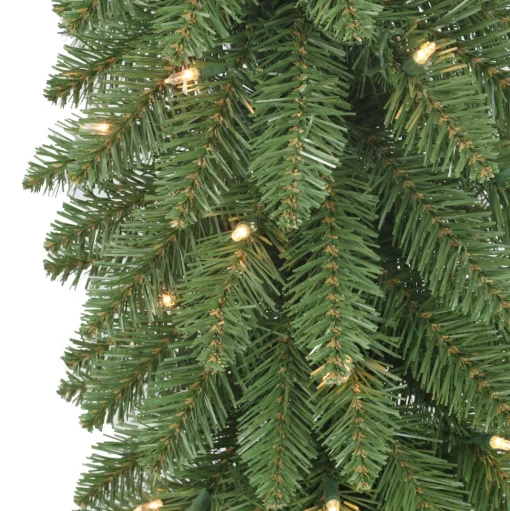 New The Holiday Aisle Glendower Slender Green Pine Christmas Tree With 50 Lights
