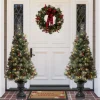 Clearance The Holiday Aisle Green Artificial Christmas Tree With 100 Clear/White Lights