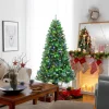 New The Twillery Co. Green Cashmere Christmas Tree With Led Lights
