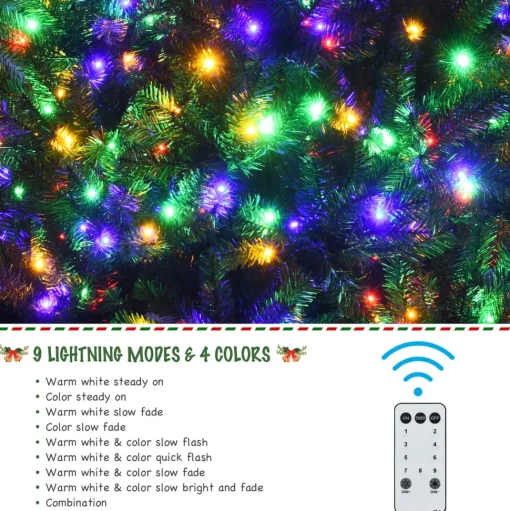 New The Twillery Co. Green Cashmere Christmas Tree With Led Lights
