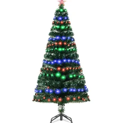 Sale The Holiday Aisle Green Fir Artificial Christmas Tree With 280 Multi-Colored Lights