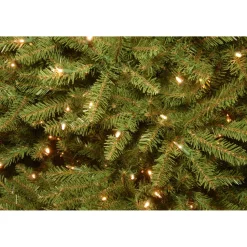 Best Sale The Holiday Aisle Green Fir Artificial Christmas Tree With Clear/White Lights