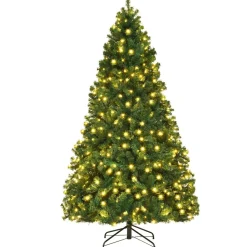 Discount The Holiday Aisle Green Pine Artificial Christmas Tree With 430 Warm White Lights