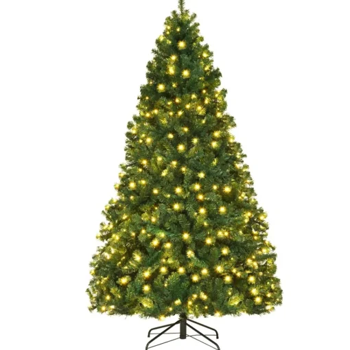 Discount The Holiday Aisle Green Pine Artificial Christmas Tree With 430 Warm White Lights