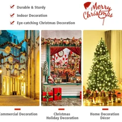 Discount The Holiday Aisle Green Pine Artificial Christmas Tree With 430 Warm White Lights