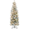 Sale The Holiday Aisle Green Pine Artificial Christmas Tree With 150 Clear/White Lights