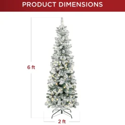 Sale The Holiday Aisle Green Pine Artificial Christmas Tree With 150 Clear/White Lights