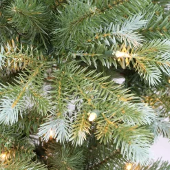 Cheap The Holiday Aisle Green Realistic Artificial Spruce Christmas Tree With Lights