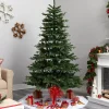 Flash Sale The Holiday Aisle Green Realistic Artificial Spruce Cashmere Christmas Tree With 650 Led Lights