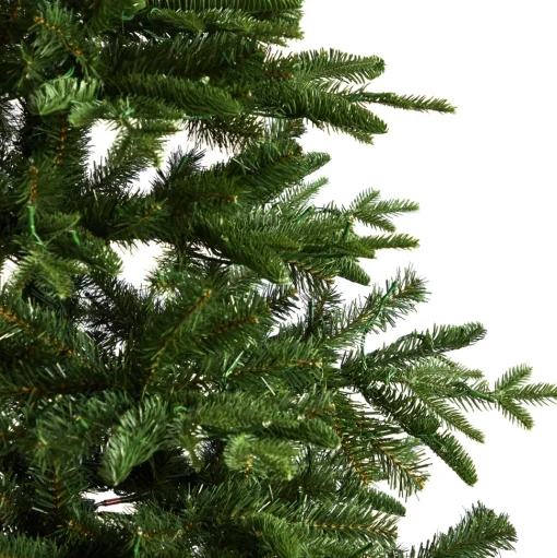 Flash Sale The Holiday Aisle Green Realistic Artificial Spruce Cashmere Christmas Tree With 650 Led Lights