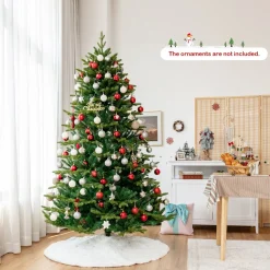Flash Sale The Holiday Aisle Green Realistic Cashmere Christmas Tree With Led Lights