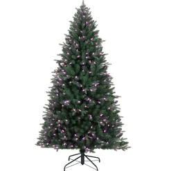 New Mr. Christmas Green Realistic Pvc & Pe Blend 400 Led Color Changing Christmas Tree