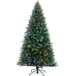 New Mr. Christmas Green Realistic Pvc & Pe Blend 400 Led Color Changing Christmas Tree