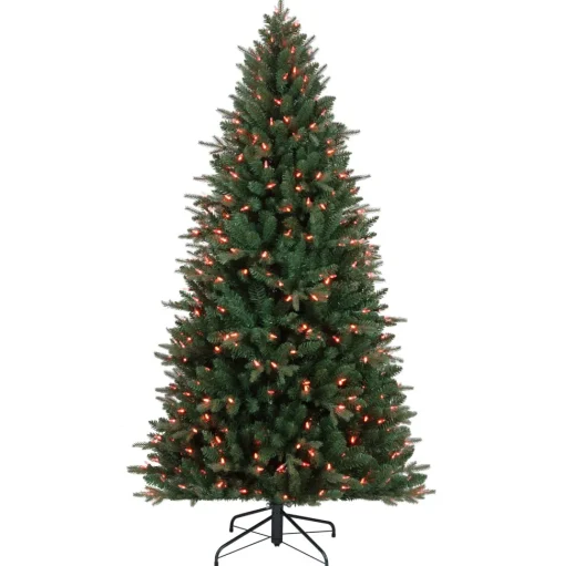 New Mr. Christmas Green Realistic Pvc & Pe Blend 400 Led Color Changing Christmas Tree