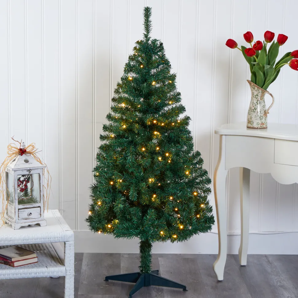 Best Sale The Holiday Aisle Green Tree Type Fir Cashmere Christmas Tree With 650 Lights Led