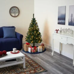 Best Sale The Holiday Aisle Green Tree Type Fir Cashmere Christmas Tree With 650 Lights Led