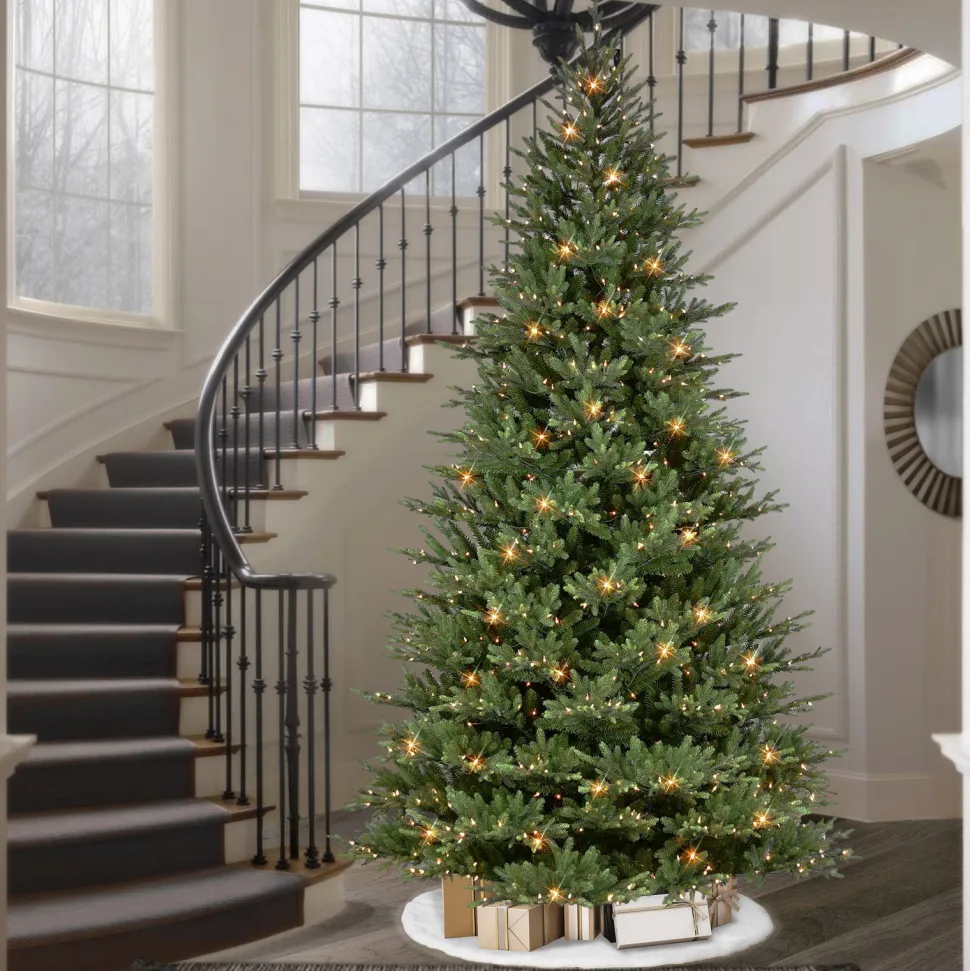 Flash Sale The Holiday Aisle Gulfsa 10' H Green Realistic Artificial Fir Christmas Tree With 1100 Lights