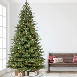 Flash Sale The Holiday Aisle Gulfsa 10' H Green Realistic Artificial Fir Christmas Tree With 1100 Lights