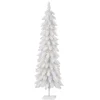 Store The Holiday Aisle Gwinda 4' H Slender White Pine Christmas Tree With 50 Lights