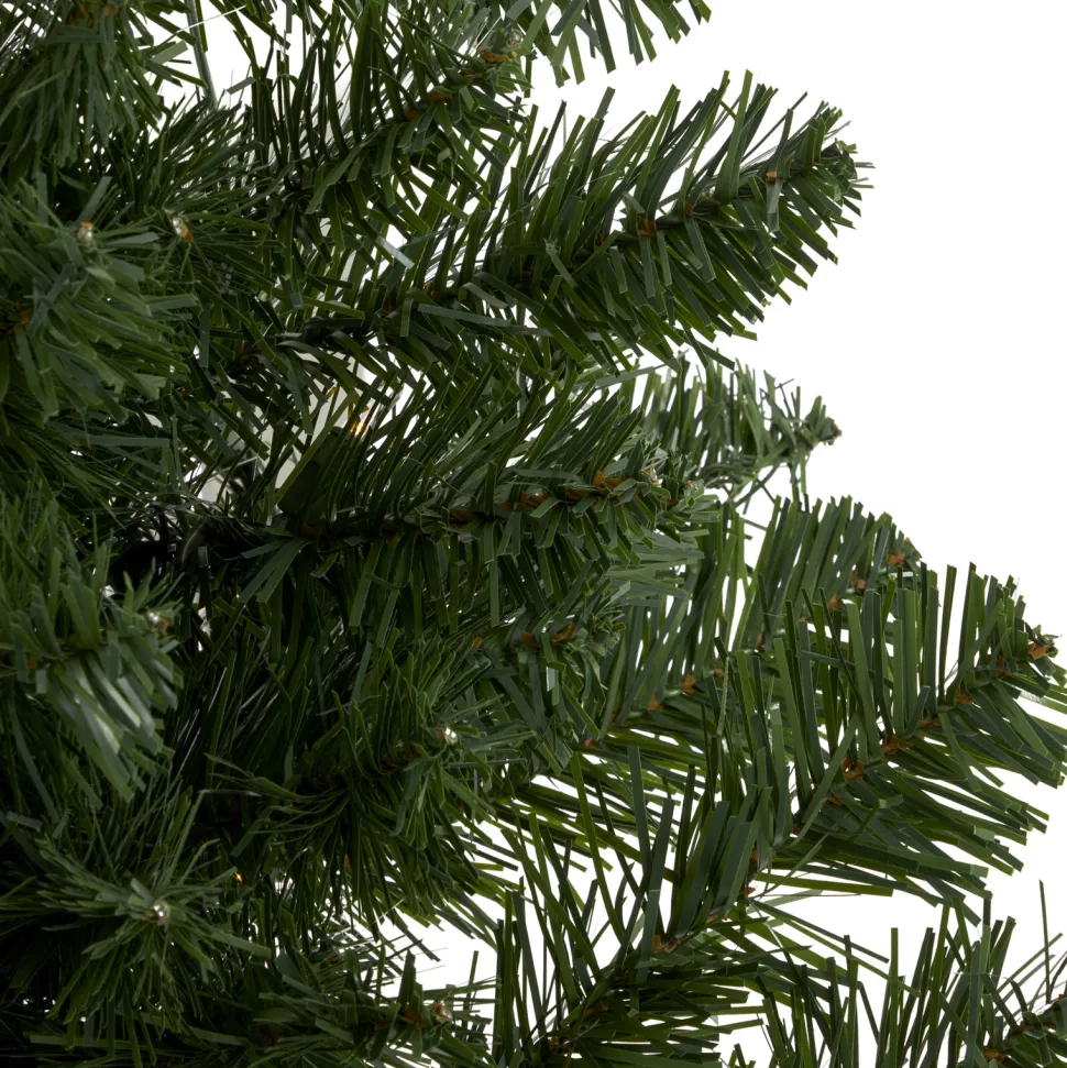 Clearance The Holiday Aisle Home Heritage Pine 7 Ft Artificial Half Christmas Tree Prelit W/ 150 Led Lights