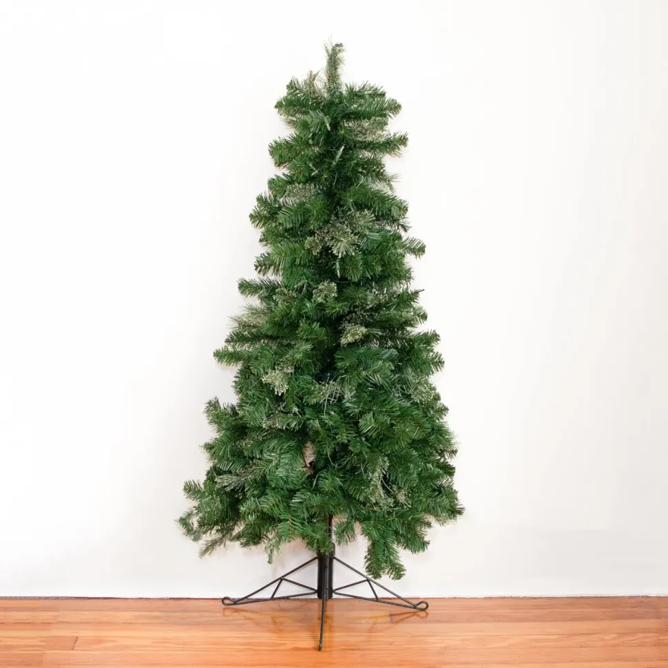 Clearance The Holiday Aisle Home Heritage Pine 7 Ft Artificial Half Christmas Tree Prelit W/ 150 Led Lights