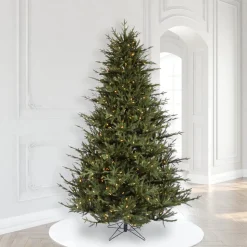 Fashion The Holiday Aisle Itasca Frasier 7.5' Green Fir Trees Artificial Christmas Tree With 750 Led Clear/White Lights With Stand