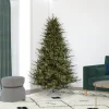 Shop The Holiday Aisle Itasca Frasier 6.5' Green Fir Trees Artificial Christmas Tree With 600 Led Clear/White Lights With Stand