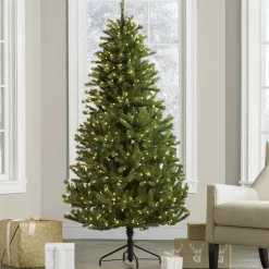 Hot Three Posts Jersey 72" Green Fir Artificial Christmas Tree With 800 Clear/White Lights