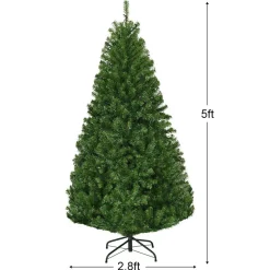 Cheap The Holiday Aisle Lighted Artificial Pine Christmas Tree - Stand Included
