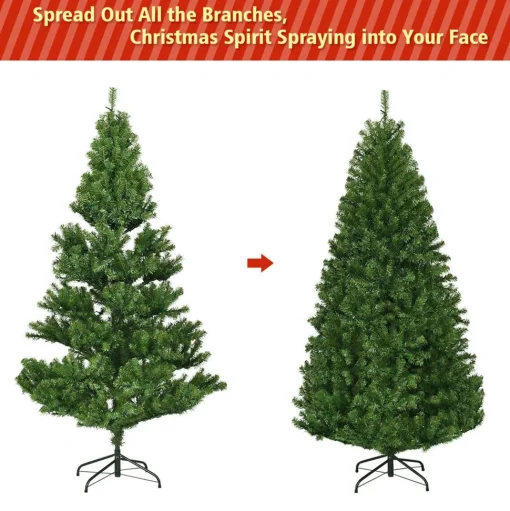 Cheap The Holiday Aisle Lighted Artificial Pine Christmas Tree - Stand Included