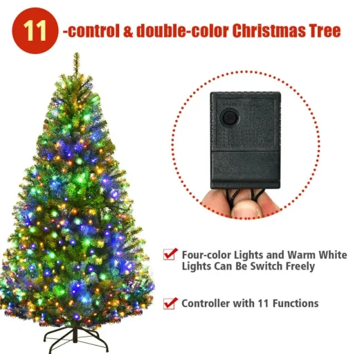 Cheap The Holiday Aisle Lighted Artificial Pine Christmas Tree - Stand Included
