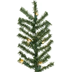 Cheap Steelside Natural Alpine 96'' Lighted Artificial Christmas Tree - Stand Included