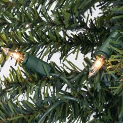 Shop The Holiday Aisle Natural Alpine Artificial Christmas Tree With 185 Clear/White Lights