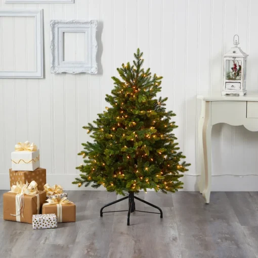 Outlet The Holiday Aisle North Carolina 7' Green Fir Artificial Christmas Tree With 550 Colored And Clear Lights
