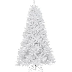Sale Mercury Row North Valley 7' White Spruce Christmas Tree With 550 Clear/White Lights