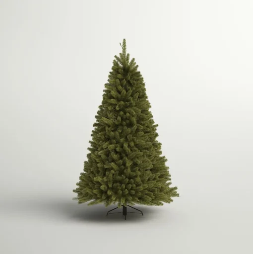Cheap Three Posts North Valley Lighted Artificial Green Spruce Christmas Tree - Stand Included