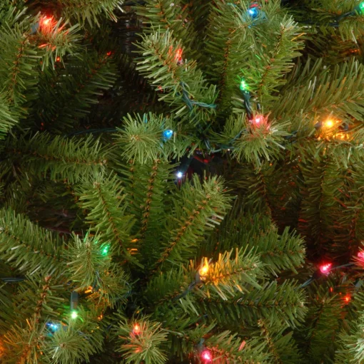 Clearance Three Posts North Valley Lighted Artificial Spruce Christmas Tree
