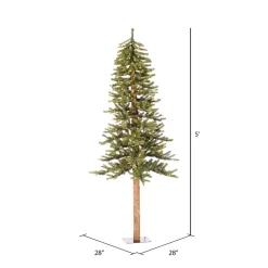 Fashion Mercury Row Oatman Natural Alpine Artificial Christmas Tree