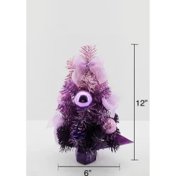 Sale The Holiday Aisle Ombre Purple Fir Artificial Christmas Tree With 30 Clear Lights