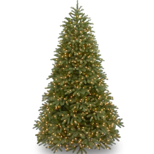 Shop Steelside Omnia Green Realistic Fir Christmas Tree With Led Lights