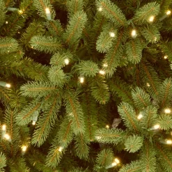Shop Steelside Omnia Green Realistic Fir Christmas Tree With Led Lights