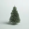 Discount Mercury Row Omusa Blue Fir Christmas Tree With Clear/White Lights